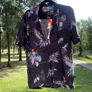 Vintage Paradise Found Hawaii Button Down